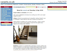 Tablet Screenshot of carpets.co.uk